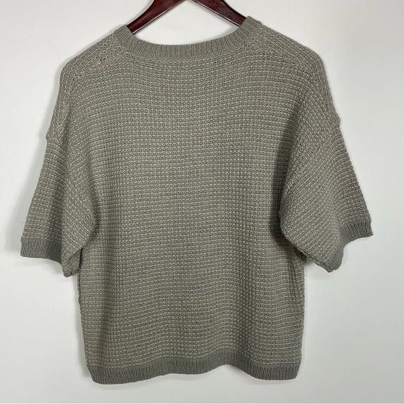 3.1 Phillip Lim Knit Short Sleeve Crew Neck Sweater Size S - Picture 2 of 9
